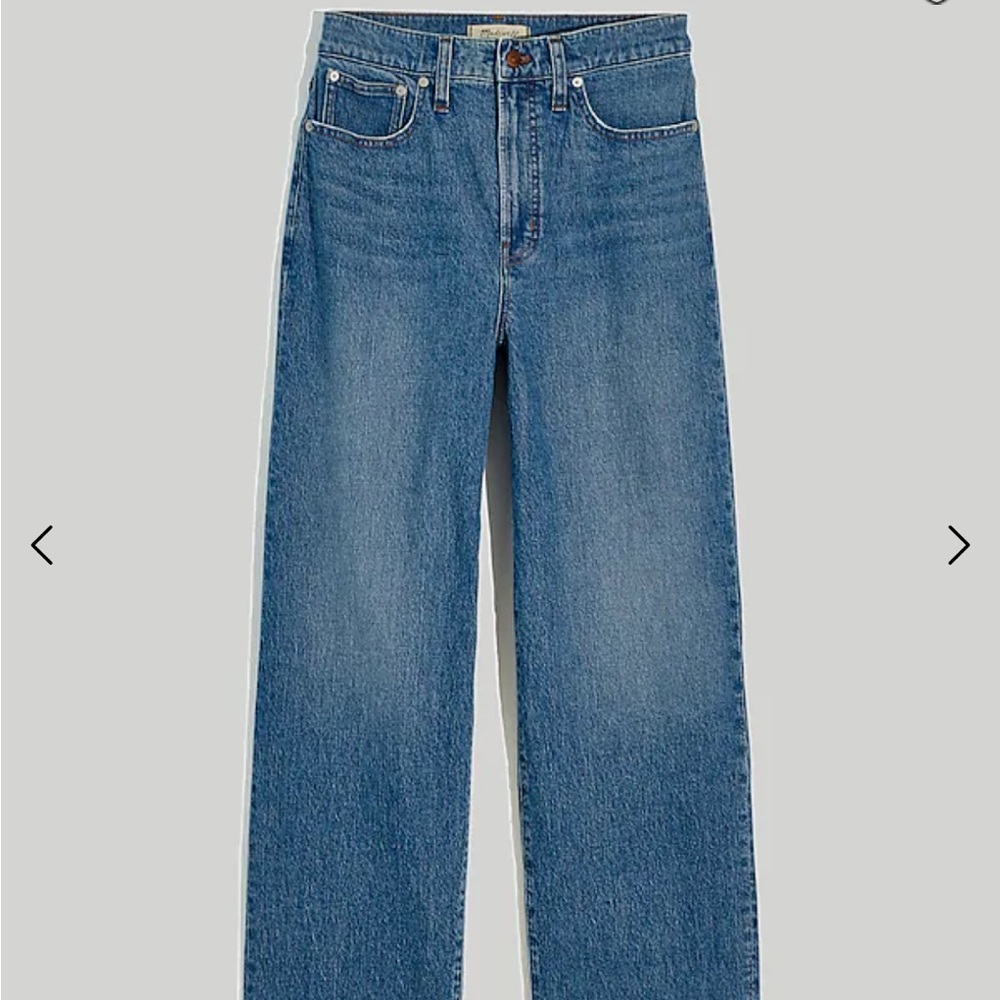 Madewell Perfect Vintage Wide-Leg Crop Jean in Cresslow Wash